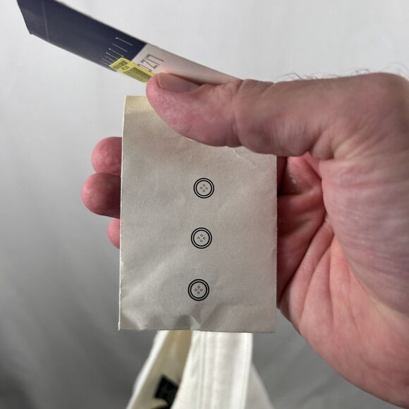 Liz Claiborne Sport Linen Blend Pants Women's 8 White High Rise Button Zip New - Picture 12 of 12